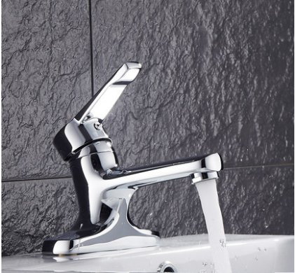 GuoJiangLong L015 Polished Chrome Single Handle Bathroom Faucet Without Pb For Lifetime Warranty