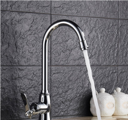GuoJiangLong L023 Stainless Steel Kitchen Faucet Polished Chrome Kitchen Faucets Without Pb Lifetime Warranty