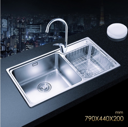 Jomoo SCZH06122A Double Bowl Kitchen Sink Best Undermount Kitchen Sinks With Best Kitchen Faucets