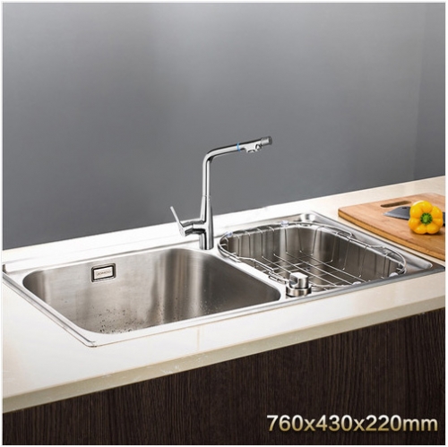 Jomoo ZH06108T-E Combo Double Basin Kitchen Sink Stainless Steel Kitchen Sinks With Purified Water Kitchen Sink Faucets
