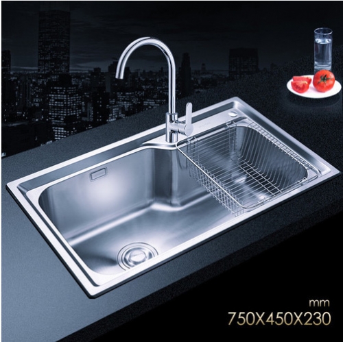 Jomoo SCZH06124B Combo Single Bowl Kitchen Sinks White Undermount Kitchen Sink With Single Handle Kitchen Faucet