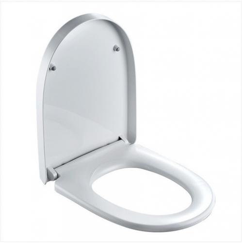 Jomoo Toilet Seat 97G1021S White Closed-Front Soft Close Elongated Toilet Seats With Quick Attach Toilet Seat Hinges