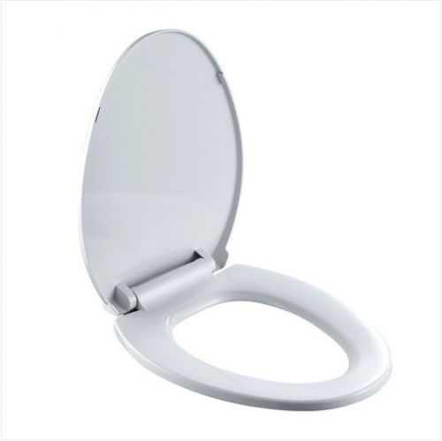Jomoo Toilet Seat 97G1020S Soft Close White Closed-Front Toilet Seats Replacement With Quick Attach And Release Toilet Seat Hinges
