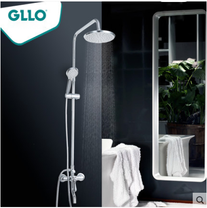 Gllo Shower Faucet GL-T3952 Walk In Shower Pressure Balanced Shower Faucets With Shower Heads Rainfall Hand Held Shower Heads Bathtub Spout