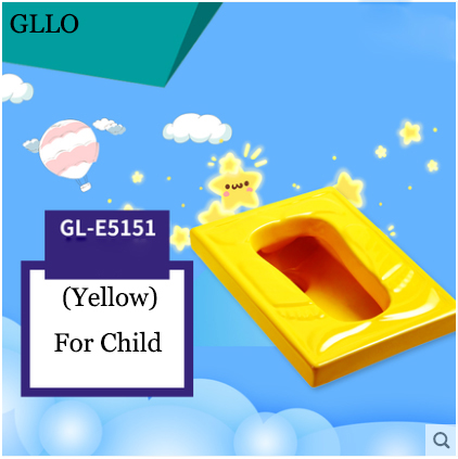 GLLO Toilet GL-E5151 Cheap Toilets Anti-Skidding Sensor Squatting Pan For Children
