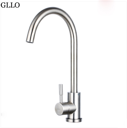GLLO Kitchen Faucets GL-T3732 Stainless Steel Kitchen Faucet With 360°Rotating Single Hole Kitchen Faucet