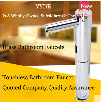 YYDE Bathroom Faucets DE-103 Cheap Bathroom Faucets Electric Infrared Sensor Touchless Bathroom Faucet Commercial Home With Hot Cold Water