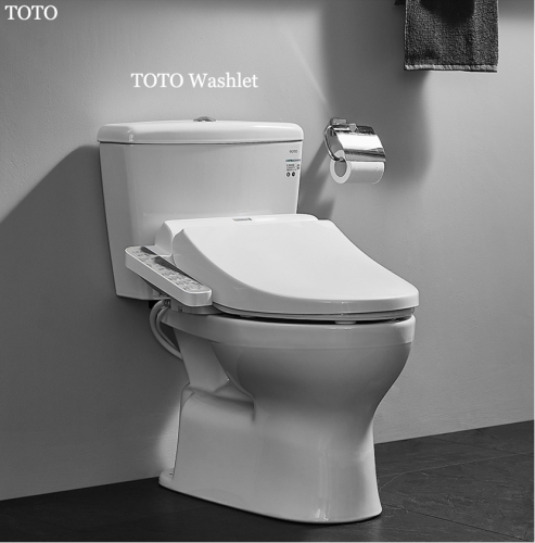 TOTO Toilets C300E1B+TCF355CS TOTO Washlet Dual Tornado Flush Stored Hot Water Intelligent TOTO Toilet Seat With Heater 1.2 GPF & 0.8 GPF