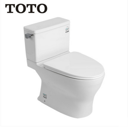 TOTO Toilets CW788B TOTO Two Piece Toilet Cefiontect Side Siphon Jet Flush With Toilet Seat Soft Close 1.0 GPF