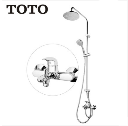 TOTO Shower Faucet DM907CS/CR TOTO 1/2" Pressure Balancing Valve Trim Rain Shower Heads With Handheld Shower Head 3 Spray Modes And Tub Spout