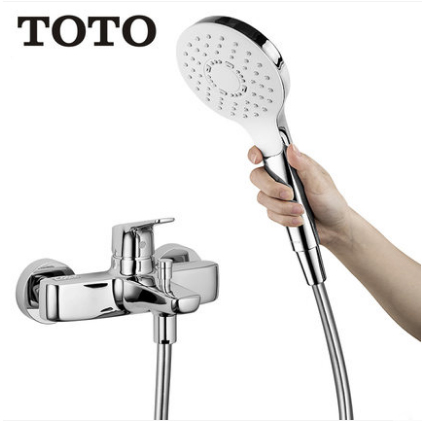 TOTO Shower Faucet TBG03302B 1/2" Pressure Balancing Valve Trim Hand Held Shower Heads With Shower Head Holder And Tub Spout