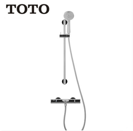 TOTO Shower Faucet TBW01S06BVD 1/2" Thermostatic Mixing Valve Trim Concealed Tub Spout Shower Head With Hose And Hand Held Shower Heads 5 Spray Modes