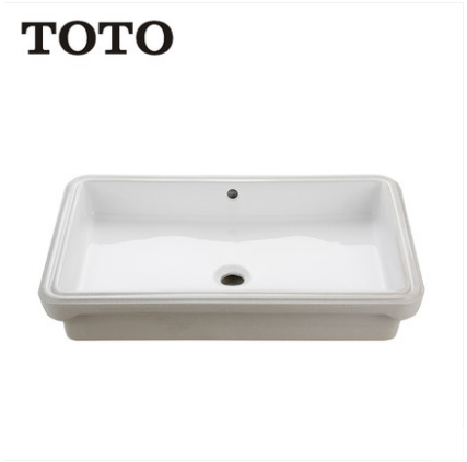 TOTO Bathroom Sink LW1516B Stone Vessel Sinks TOTO Cefiontect Technology Undermount Bathroom Sink