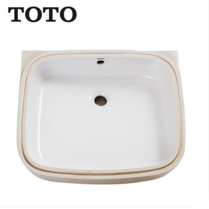 TOTO Bathroom Sink LW765B Stone Vessel Sinks TOTO Cefiontect Technology Undermount Bathroom Sinks Without Faucet Bathroom Sink Drain