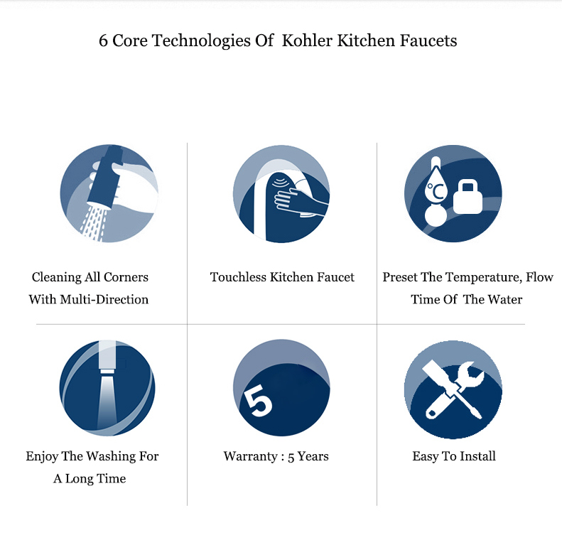 Kohler 77748T Malleco Touchless Kitchen Faucet With Pull Down Sprayer