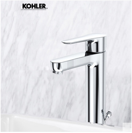 Kohler Bathroom Faucets 5241T Kohler July Bathroom Faucets In Brushed Nickel Modern Bathroom Faucets With Kohler Drainer