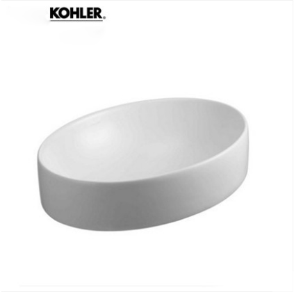 Kohler Bathroom Sinks 14800T Kohler Chalice Stone Vessel Sinks Ceramic Top Mount Single Sink Vanity