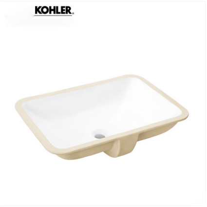 Kohler Bathroom Sinks 2949T Kohler Forefront Stone Vessel Sinks Ceramic Rectangular Undermount Bathroom Sinks Without Bathroom Sink Drain Stopper