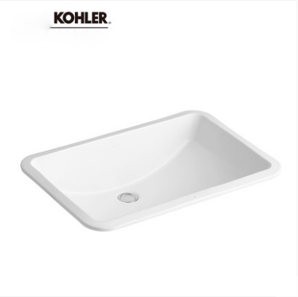 Kohler Bathroom Sinks 2215T Kohler Ladena Vessel Sink Vanity Ceramic Rectangular Undermount Bathroom Sinks Without Bathroom Sink Drain Volume 9L