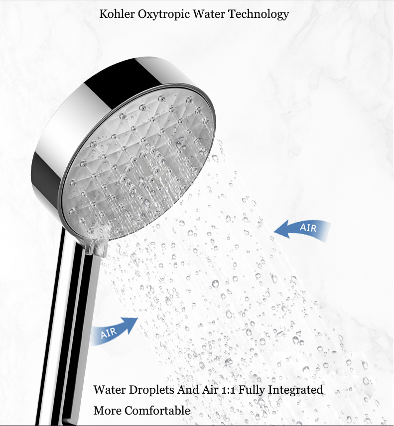 Kohler Shower Head R72415T Polished Chrome 1/2" Kohler Rain Shower Head