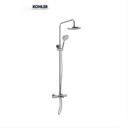 Kohler Shower Head 99742T July 1/2" Pressure Balanced Shower Three-Way Trim Shower Heads Rainfall Tub Spout And Shower Head With Hose 3 Spray Modes