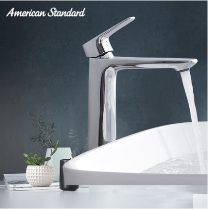 American Standard Bathroom Faucets FFAS1702 Top Mount Tall Single Hole Bathroom Faucet With Original Drainer