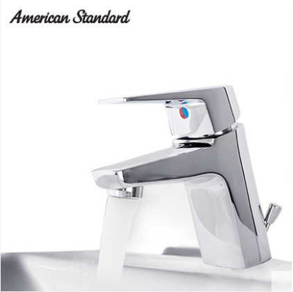 American Standard Bathroom Faucets FFAST501 Polished Chrome Single Hole Brass Bathroom Faucets With Pop-Up Drain