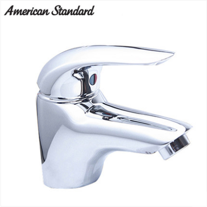 American Standard Bathroom Faucets FFAS1501 Saga Polished Chrome Single Hole Bathroom Faucet With Original Drain