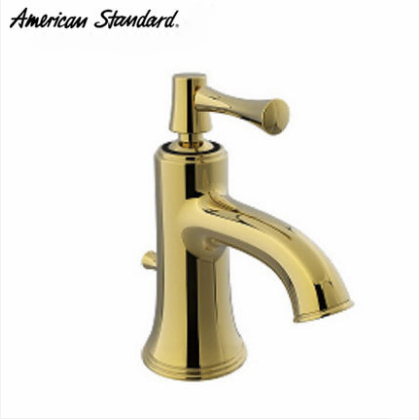 American Standard Bathroom Faucets FFAS0201 Antique Brass Gold Bathroom Faucet With Drain
