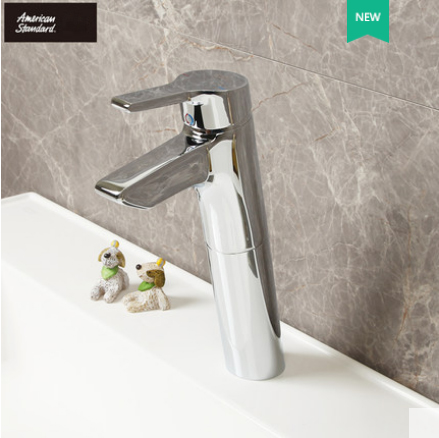 American Standard Bathroom Faucets FFAS3902 High Single Hole Bathroom Faucet With Original Drain