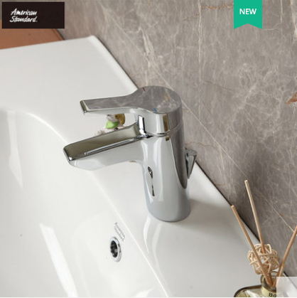 American Standard Bathroom Faucets FFAS3901 Polished Chrome Single Handle Bathroom Faucet With Original Drain
