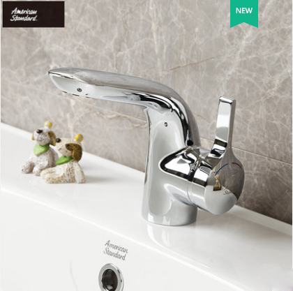 American Standard Bathroom Faucets FFAS6802 High Single Handle Brass Bathroom Faucets Polished Chrome With Original Drain