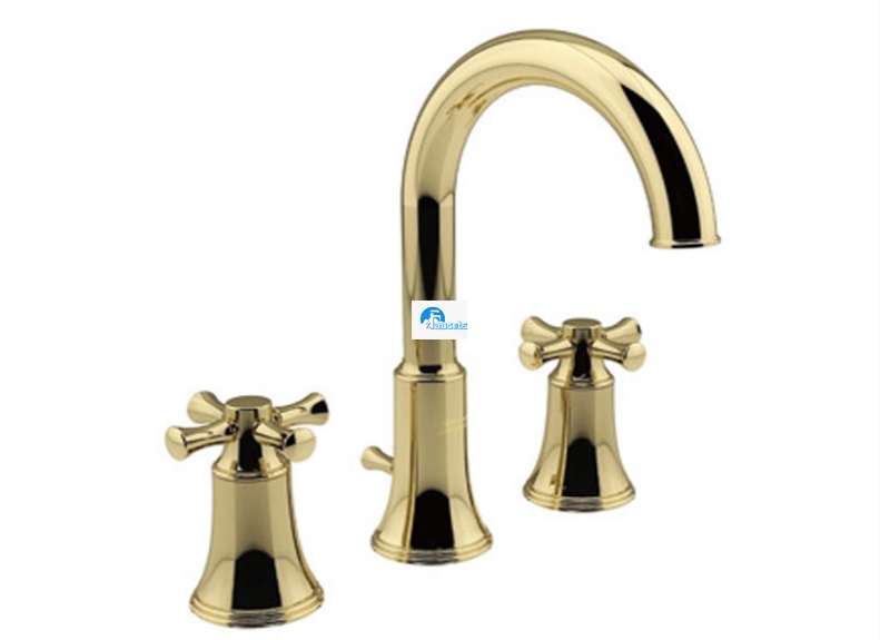 American Standard Bathroom Faucets FFAS0204 High Heritage DC 8" Gold 2