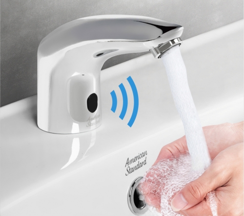 American Standard Bathroom Faucets FFAS8601 SenseFlow Sensor Technology Touchless Bathroom Faucet DC 6V