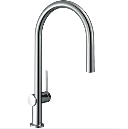 Hansgrohe Kitchen Faucet 72802 Made In Germany Polished Chrome Pull Down Kitchen Faucet