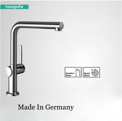 Hansgrohe Kitchen Faucet 72840 Polished Chrome Single Hole Kitchen Sink Faucets Made In Germany