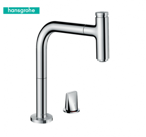 Hansgrohe Kitchen Faucet 14845 Polished Chrome Kitchen Faucet Pull Out Sprayer Made In Germany