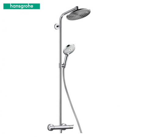Hansgrohe Shower Faucet 26167 Thermostatic Rain Dance High Rainfall Shower Head Rainfinity Shower Head With Hose 3 Spray