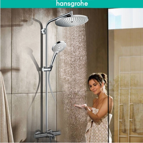 Hansgrohe Shower Faucet 26175 Thermostatic Rain Dance Rainfall Shower Head 280 mm Tub Spout Rainfinity Handheld Shower Head 3 Spray