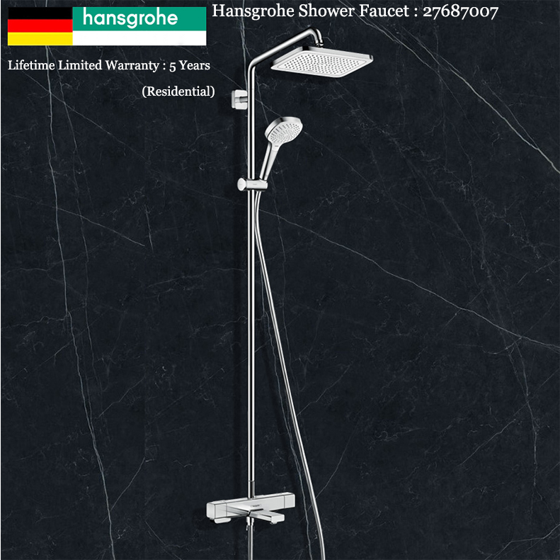 Hansgrohe Shower Faucet 27630 Thermostatic Rainfall Shower Head 280 mm