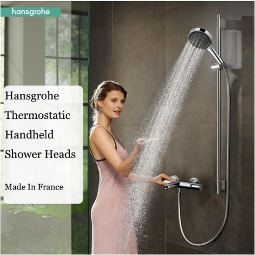 Hansgrohe Shower Heads 15348 & 268650 Thermostatic Rainfinity High Pressure Shower Heads 3 Spray