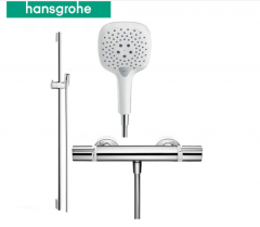 Hansgrohe Shower Heads 15368 & 285884 Thermostatic Rain Dance Hand Held Shower Heads 150 cm 3 Spray