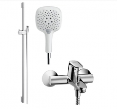 Hansgrohe Shower Heads 14084 & 268134 Rain Dance Pressure Balanced With Tub Spout Hand Held Shower Heads 3 Spray