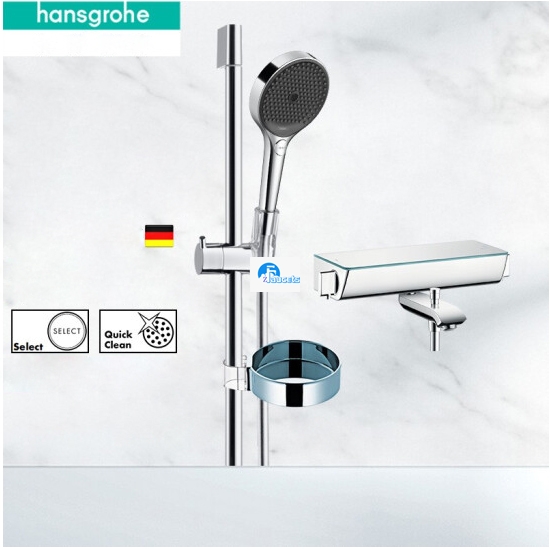 Hansgrohe Shower Heads 131414 & 268650 Rainfinity Thermostatic Shelf
