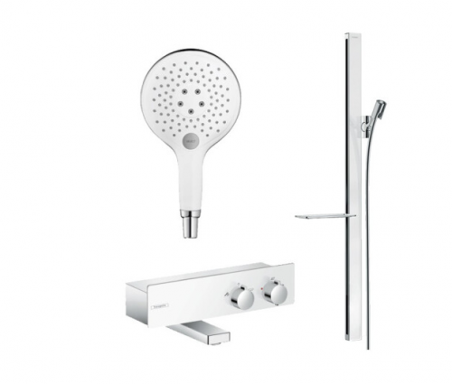 Hansgrohe Shower Heads 131074 & 285884 Rain Dance Thermostatic Shelf Tub Spout 150 mm Handheld Shower Head 3 Spray