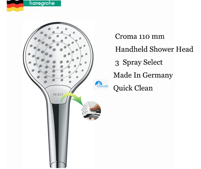 Hansgrohe Hand Held Shower Heads 268034 High Pressure Handheld Shower