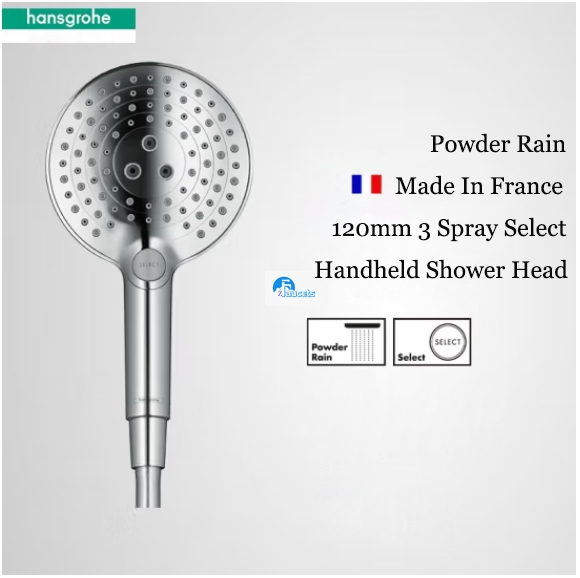 Hansgrohe Hand Held Shower Heads 260140 Powder Rain 120 mm 3 Spray High